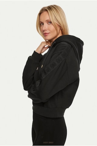 Guess Kadın Siyah Logolu Sweatshirt Siyah