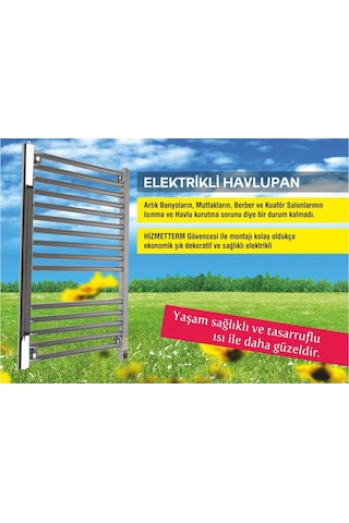 Hizmetterm Elektrikli Havlupan Krom
