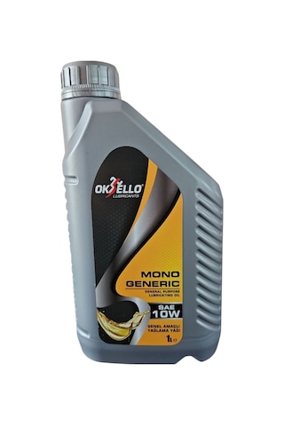 Oksello Mono Sae 10w Zincir Yağı 1 Litre Elektrikli Ve Akülü Testere Uyumlu