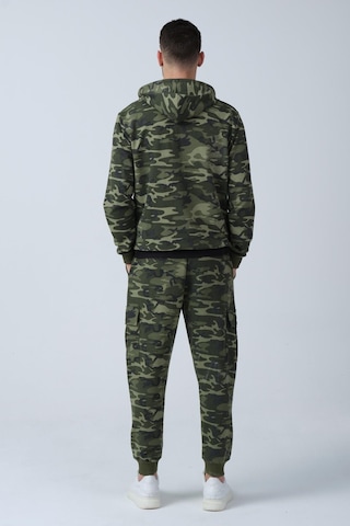 Alexander Gardi Alexandergardı Kamuflaj Desenli Kapüşonlu Sweatshirt E21-72100 001
