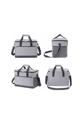 Novahub 30l Sızdırmaz Termal Çanta - Plaj, Kamp İçin Dayanıklı Soğutucu Çanta Bej Bej