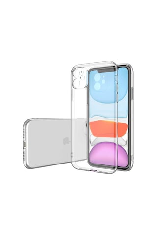 İphone 11 Ekran Koruyucu Kırılmaz Cam Ve Şeffaf Kılıf Takım