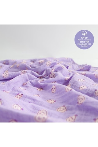Milk&moo Müslin Örtü 2'li Set Milk&moo Friends Çok Renkli