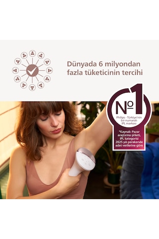 Philips Lumea 9900 Serisi BRI950/02 IPL Tüy Alma, SkinAI Uygulama, Vücut ve Yüz için 2 Başlık, Çanta