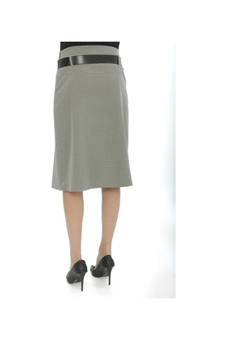Soralline Kadın A Pile Etek 722 Desen Yeşil Yesil