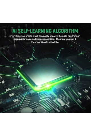 Besthome1 T21 Akıllı Parmak İzi Çekmece Kilidi - Şifresiz Anahtarsız Hızlı Açma, Taşınabilir Kompakt Tasarım