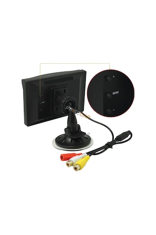 5 İnç Araç Monitörü Twogo - 55c Kamerasız 12 Volt