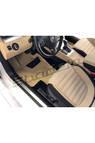 Vw Passat Cc 2009-2010 3d Kauçuk Bej Havuzlu Paspas İthal