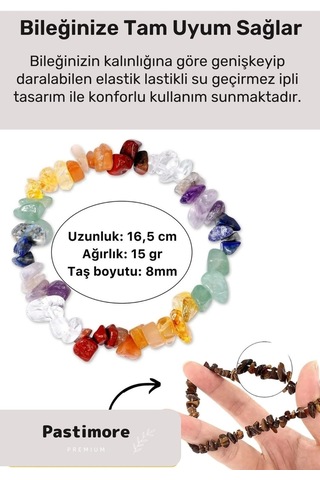 Unisex Doğal Taş Ay Taşı Bileklik Rahatlatıcı Sakinleştirici Beyaz Aytaşı Denge Bilekliği Çok Renkli
