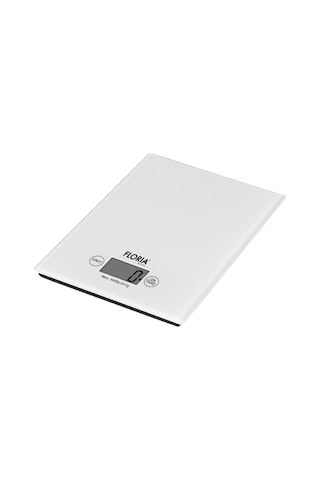 Zln1685 Dijital Mutfak Tartısı Hassas Ölçüm Lcd Ekran 5 Kg Kapasiteli Beyaz