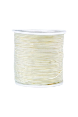 Paraşüt - Bileklik Ipi Krem - Ekru 100 Mt 0,8 Mm