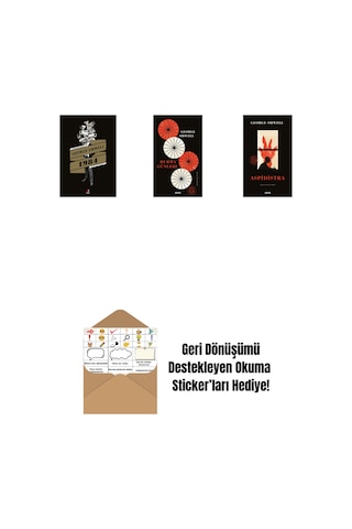 1984 + Burma Günleri Ciltli + Aspidistra + Okuma Sticker'ları