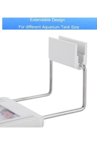 Silkroadselect A400-bw Eu-fiş Stili Led Akvaryum Aydınlatması Tatlı Su Ayarlanabilir Klipsli Balık Tanklar Için Led Lamba Aqua Bitkileri Işık Büyütür Çok Renkli