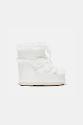 Moon Boot Icon Low Faux Fur Optical Kadın Bot 80d1409390 Beyaz