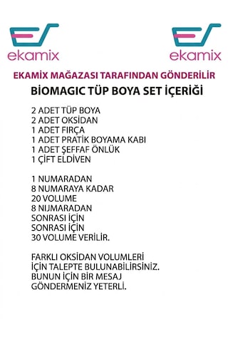 Biomagic Organik Amonyaksız Saç Boyası 11.00 Fildişi Sarısı +oksidan 2 Adet +ekamix Fırça
