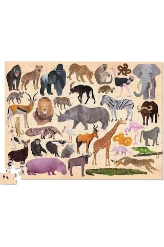 Crocodile Creek Puzzle 100 Parça Vahşi Hayvanlar