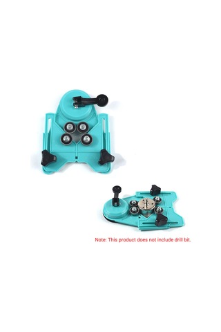 Vkemall Cam Ve Seramik Fırçalar İçin Delme Konumlandırıcı, Kaymayı Önleyen Sabitleyici Aracı, Mavi