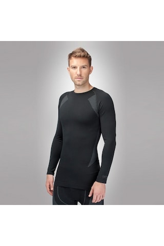 Thermoform Extreme Erkek Seamless Termal Sweatshirt Siyah