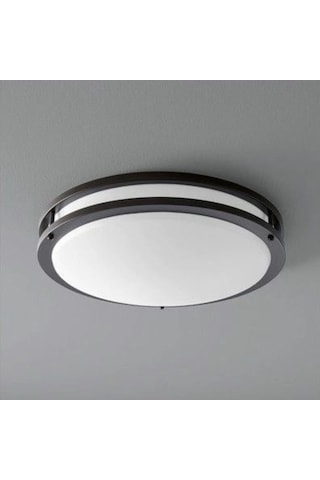 Sekizgen Led 24w Radar Sensörlü Günışığı Tavan Armatürü Siyah