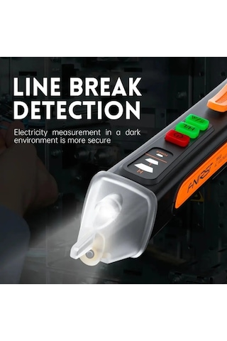 Fnirsi Tp10 Temassız Akıllı Voltmetre 12-1000v Ac Gerilim Dedektörü