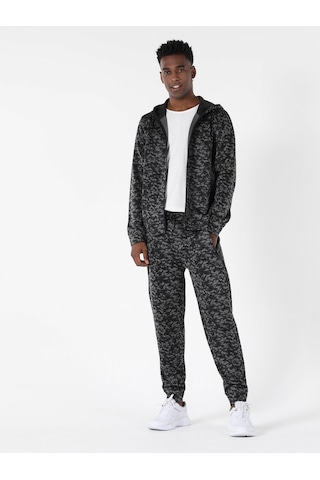 Colin's Slim Fit Dar Kesim Kapüşonlu Antrasit Erkek Ceket CL1056965_Q1.V2_ANT