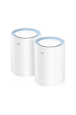 Cudy M1200 2-Pack AC1200MBPS 2.4ghz/5ghz Ap/re/wısp Mu-Mımo Kablosuz 2'li Mesh Wi-Fi Sistemi