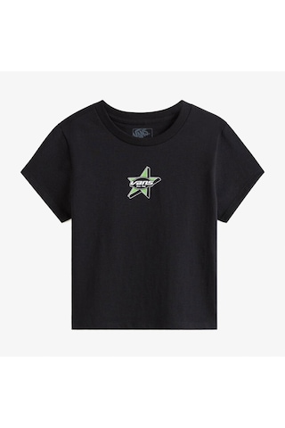 Vans Starmarked Kadın Siyah T-shirt Vn000swbblk1 Siyah
