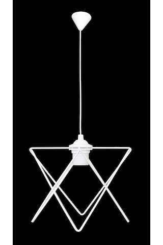 Bade Tekli Avize Beyaz