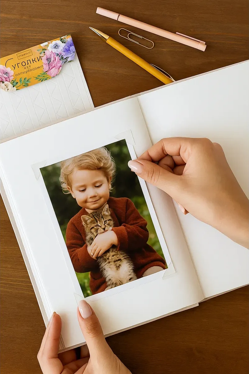 Simalend Fotoğraflar İçin Kendinden Yapışkanlı Köşe S 180478756