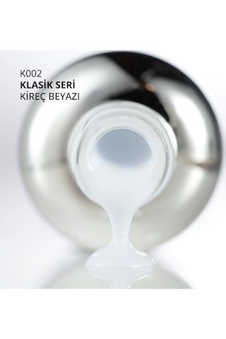 Kalıcı Oje K002, Kireç Beyazı, 10 Ml Diğer