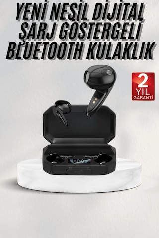 Siyah Profesyonel Kulaklık Hd Mikrofonlu Çhassasiyet Cevaplayabilen Belirtilmemiş