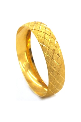 Altın Kaplama Yıldız Baklava 1.5 Cm Bilezik Blz-3055 Altın