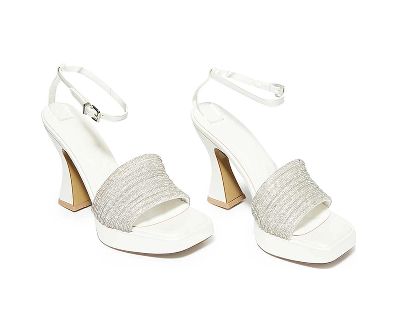 Bestello Taşlı Neolit Taban Kalın Topuklu Ayakkabı 331-887 Kadın Ayakkabı SEDEF