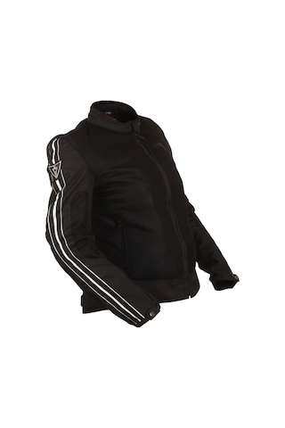 Venom Motosiklet Montu Yazlık Kadın Jessy Fileli Black Motorcu Mont