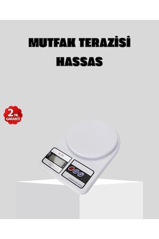 Lcd Ekranlı Hassas Dijital Mutfak Terazisi 5kg Kapasite, 1g Hassasiyet Renkli