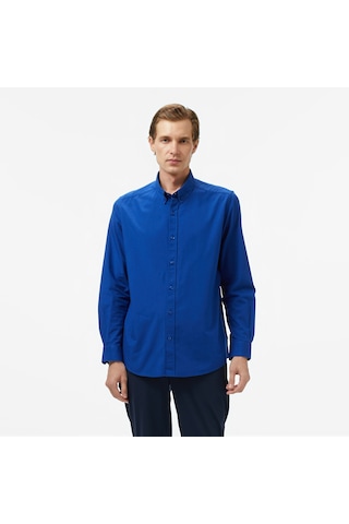 Nautica Erkek Mavi Classic Fit Gömlek Düz W57428t Mavi