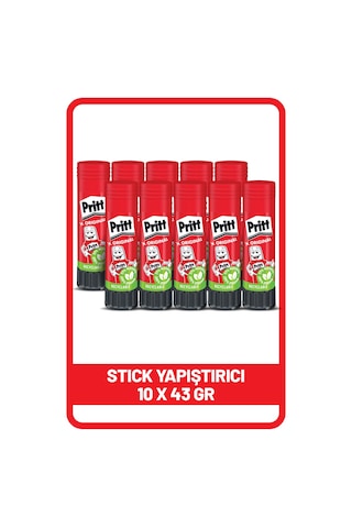 Pritt Stick Yapıştırıcı 43 Gr. -10 Adet Pritt Stick Yapıştırıcı 43 Gr. -10 Adet