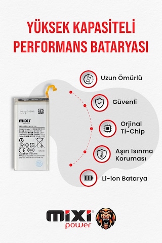 Samsung Galaxy A8 2018 Uyumlu Tam Kapasiteli Batarya