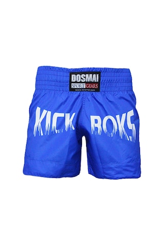 Dosmai Dijital Baskılı Kick Boks Spor Şort Mavi Kbs248