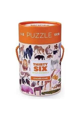 Crocodile Creek Puzzle 100 Parça Vahşi Hayvanlar