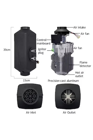 Dizel Isıtıcı 5kw 12v 24v