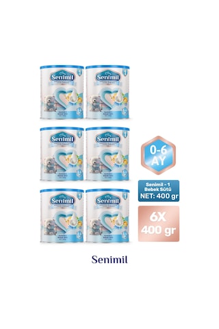 Senimil 1 Bebek Sütü 400 G 6 Adet