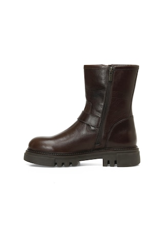 Nine West Cafye 4pr Kahverengi Kadın Biker Bot 000000000101921864 Kahverengi