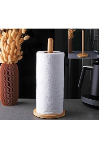 Bambu Dik Havluluk Kağıt Havluluk Yuvarlak 3299