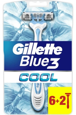 Gillette Blue3 Cool Tıraş Bıçağı 8'li