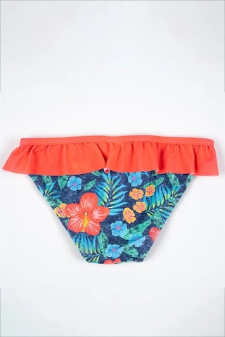 Adisia Kız Çocuk Nar Çiçeği Fırfırlı Çiçekli Bikini Altı Nar Çiçeği