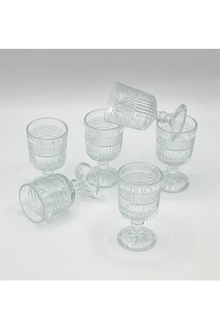 Star Glass 6lı Kahve Yanı Su Bardağı