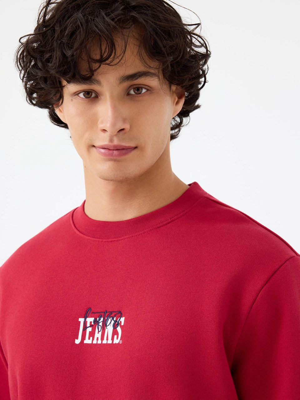 Loft Regular Fit Bordo Erkek Sweatshirt Lf2041560 Bordo