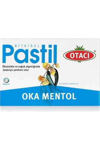 Otacı Oka Mentol Pastil 16'lı Otacı Oka Mentol Pastil 16'lı