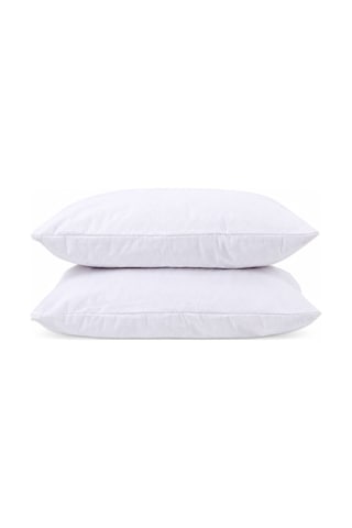 Sıvı Geçirmez Yastık Alezi 2'li 50x70 Cm Pamuklu Fermuarlı Puresleep Beyaz